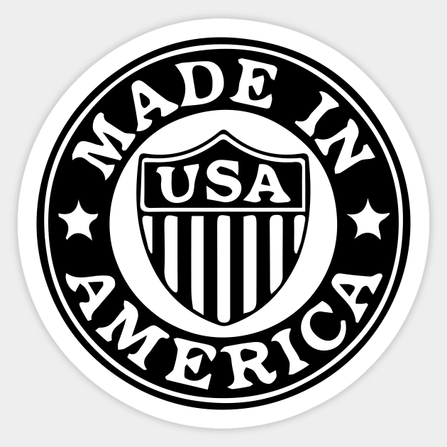 Made in USA Sticker by xxtinastudio
